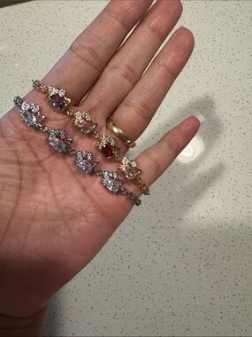 Hello Kitty Crystal Bracelet Set - Women's Jewelry
